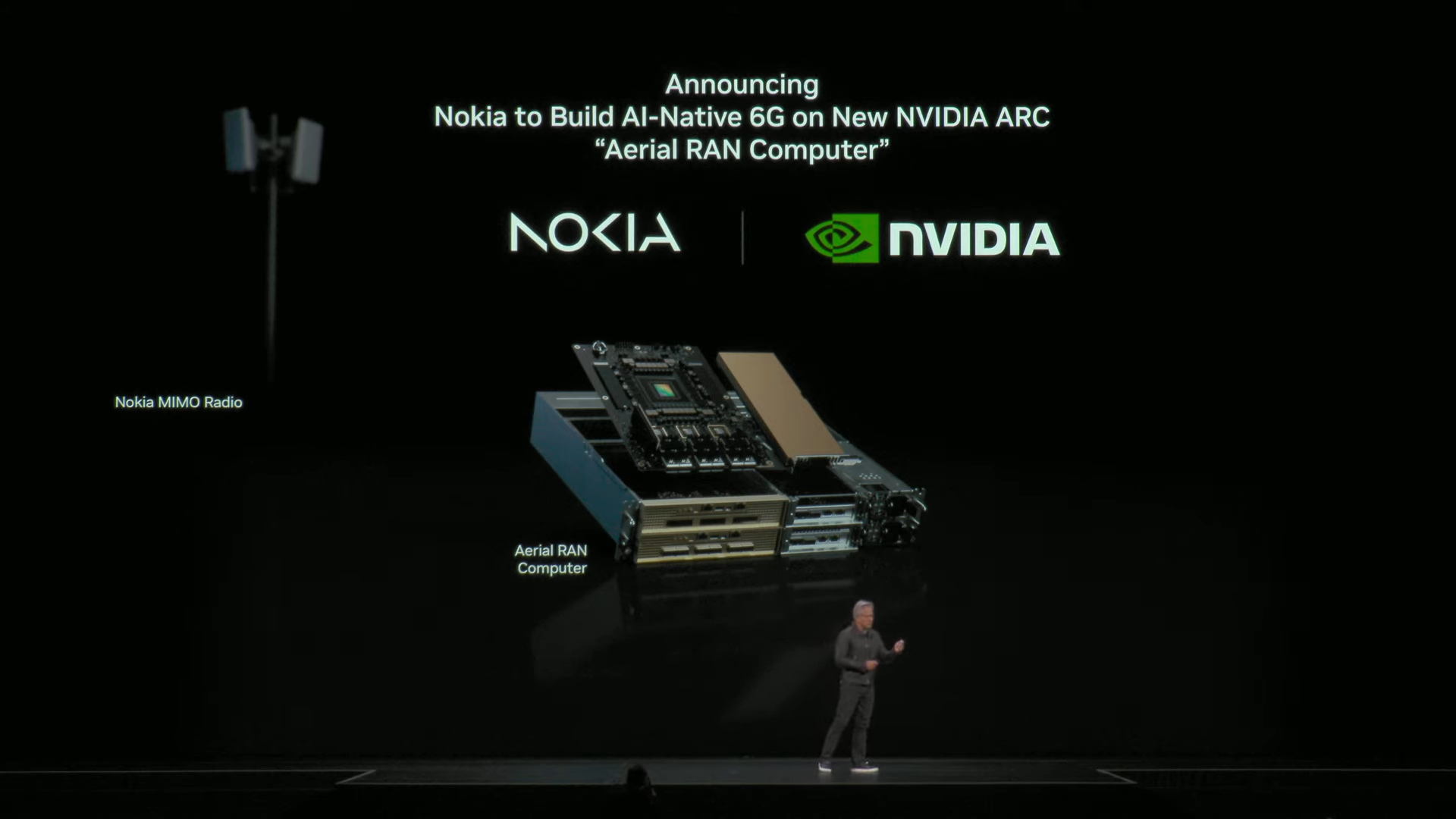 Jensen Huang CEO Nvidia mengumumkan Investasi Nvidia di Nokia untuk AI dan 6G