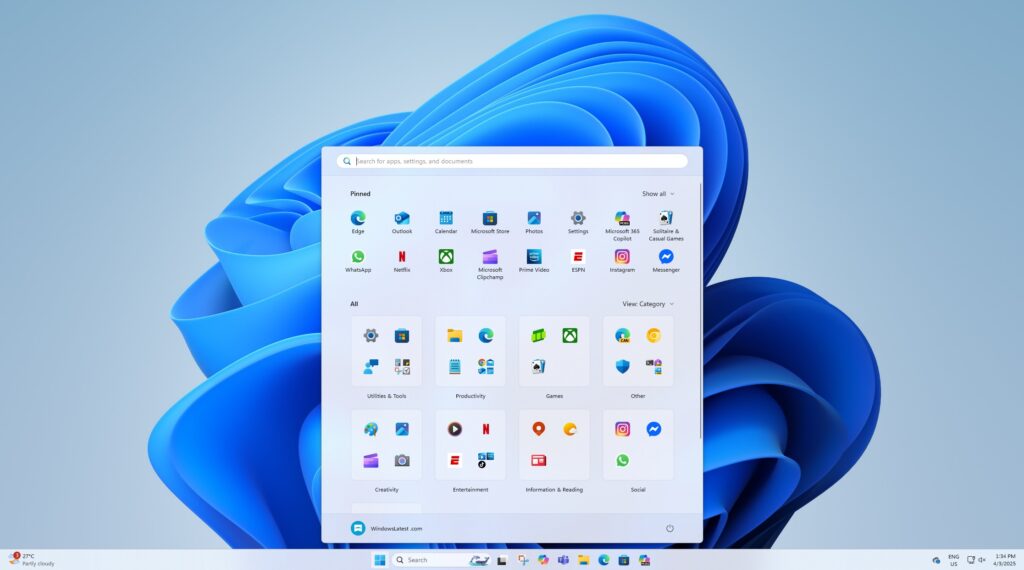 Windows 10 Mati Oktober 2025: Opsi Wajib & Pilihan Terbaik Anda 3 Tampilan Start Menu Konsep Windows 11