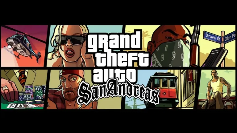 CJ di Los Santos dengan kendaraan mewah, siap menggunakan Cheat GTA San Andreas PS2