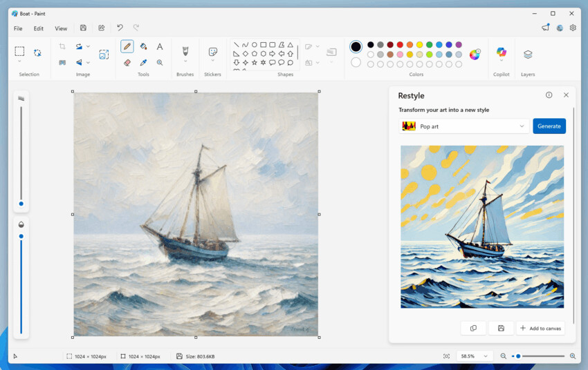 featured fitur restyle di paint revolusi kreativitas ai ins