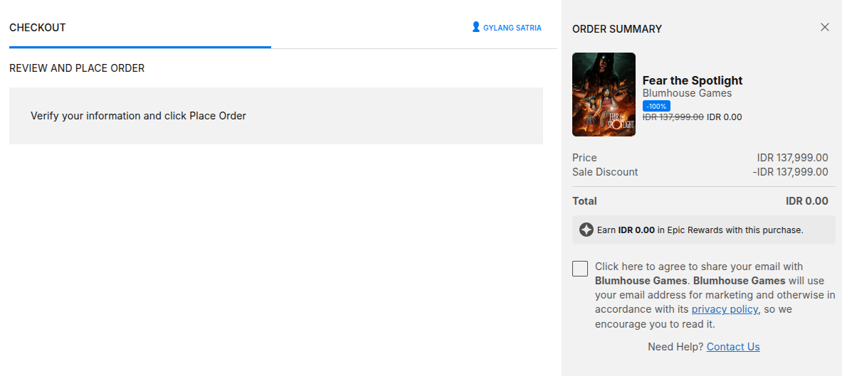 Screenshot gameplay Fear the Spotlight - Eksplorasi Sekolah