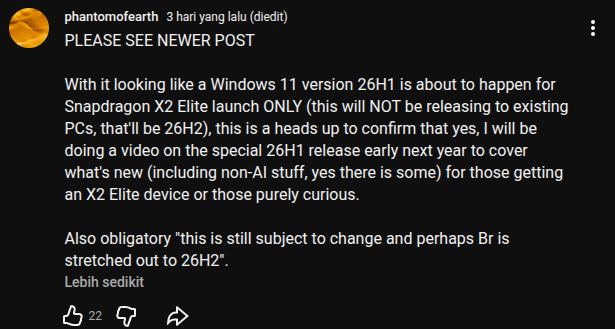 Windows 11 26H1 - Eksklusif untuk Snapdragon X2, Revolusi PC ARM! 3 Performa Windows 11 26H1 di Snapdragon X2