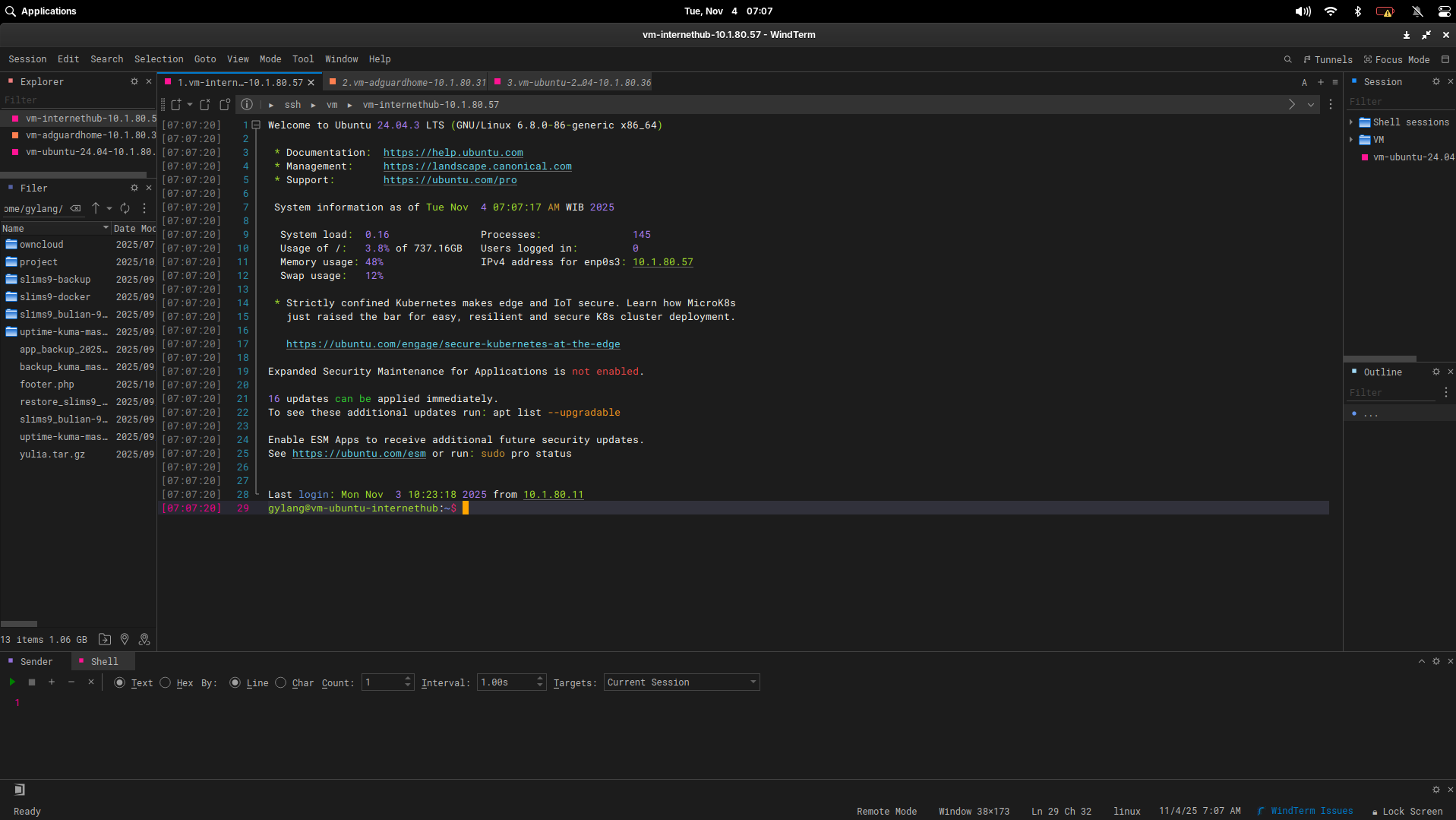 Kebebasan Linux: 7 Alasan Mengapa OS Ini Unggul dalam Fleksibilitas & Transparansi! 7 Tampilan Aplikasi WindTerm sebagai Alternatif MobaXterm di Linux