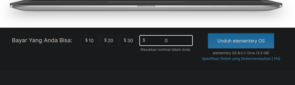 Kebebasan Linux: 7 Alasan Mengapa OS Ini Unggul dalam Fleksibilitas & Transparansi! 9 Halaman Unduh Elementary OS Menampilkan Opsi Pembayaran Nol