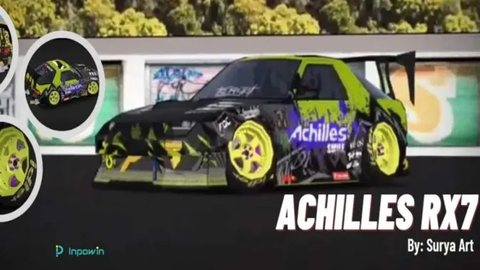 Livery FR Legend Achilles Mazda RX-7