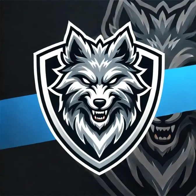 Logo FF polosan dengan simbol mata